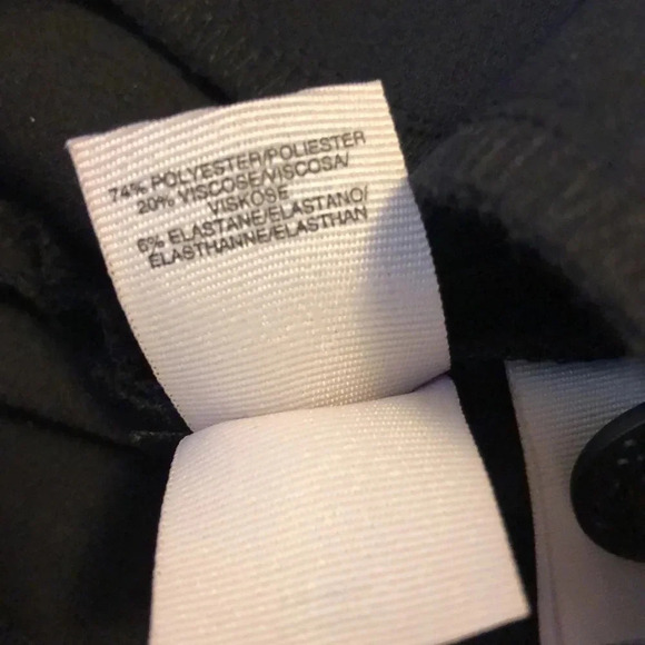 Rachel Roy Black Ruffle Sleeve Boxy Goth Button Down Jacket - Picture 10 of 11